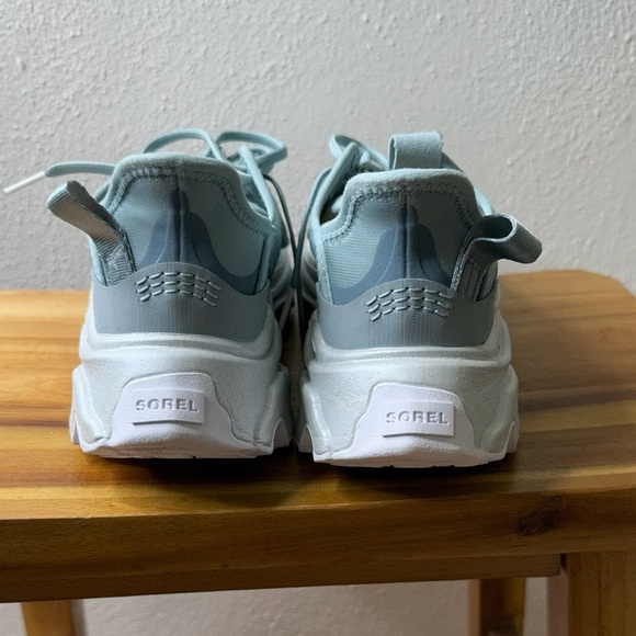 Sorel Women’s Kinetic Break thru Day Lace Sneaker Crushed Blue Cinder Gray 7.5 - Picture 4 of 6